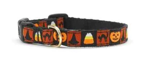 Small Breed Puppy Dog Collar Leads & Harness Halloween By Up Country Made in USA - Picture 1 of 6