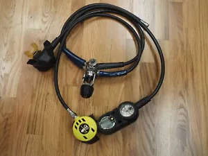 US Divers Regulator, 1st & 2nd Stage, w/ Octo and Aqua-lung Pivot Gauge - Picture 1 of 7