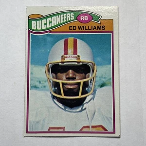Tarjeta de fútbol americano 1977 Topps Ed Williams Tampa Bay Buccaneers #148 - Imagen 1 de 2