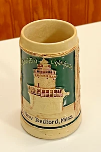 Circa 1900 New Bedford, Massachusetts Butler Flats Light-House souvenir stein - Picture 1 of 9