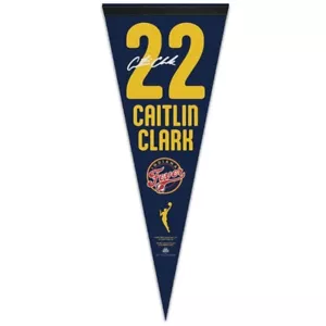 Caitlin Clark Indiana Fever Number 12x30 Premium Pennant New Iowa Hawkeyes - Picture 1 of 1