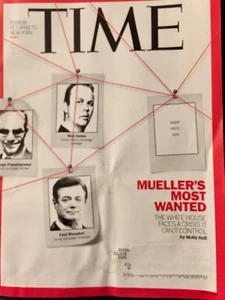 Time Magazine - November 13, 2017 Mueller’s Most Wanted White House In Crisis - Picture 1 of 7