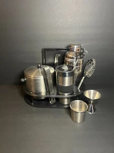 13pc 18/8 Stainless Steel OGGI & Grey Goose Bar Bartending Cocktail Mixing Set - Picture 1 of 10