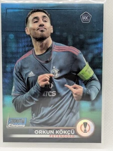 2022-23 Stadium Club Chrome Orkun Kokcu RC Rookie Blue Prism Refractor SP - Picture 1 of 1