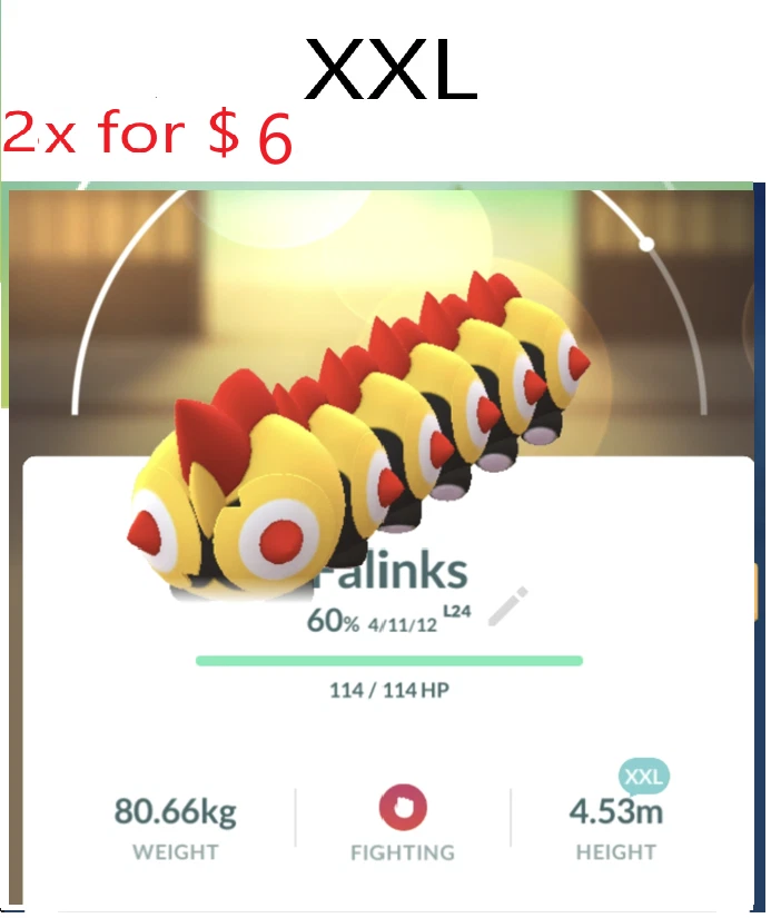 XXL Falinks  to win Pokemon Showcase (2 for $6) - Fast Delivery - Image 1 of 1