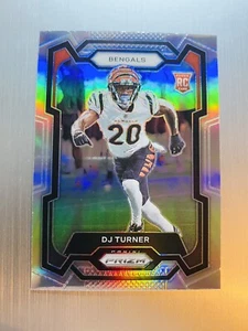 DJ Turner 2023 Panini Prizm Rookie #319 Silver Prizm Cincinnati Bengals Rc - Picture 1 of 2