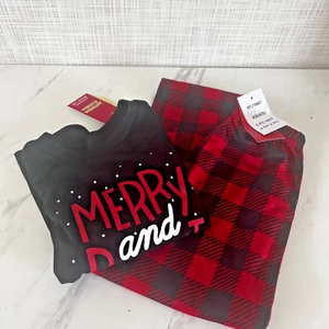 Christmas Pajamas Kid Unisex XS 4/5 Holiday Jammies For Your Families New! BxI - Picture 1 of 6