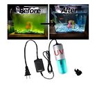 Aquarium 3W Uv Water Clean Light Green Alage Clear 3Inch Submersible Fish Tan...