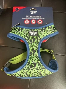 Arnés Reebok Perro Mascota Talla Grande Verde Negro Malla Correas Ajustables Elásticas - Imagen 1 de 12