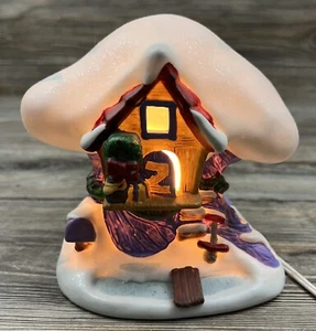 Vintage Seasonal Specialties Disney Tiggers Baumhaus Porzellan beleuchtet - Bild 1 von 16
