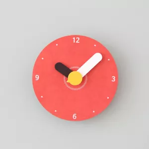 Modern Retro Wooden 'Mini' Wall Clock, Silent Quartz Mechanism - Picture 1 of 12