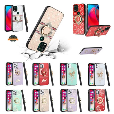 For iPhone 8 Plus/7 Plus/6 6S Plus 3D Diamond Bling Ornament Hybrid Case Cover - Image 1 of 4