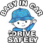 Baby on Board Sticker, Drive Safely vinyl Sticker for car by CANEL