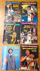 Vintage Sports Illustrated Magazines Kareem Abdul-Jabbar 1970 & 80's Lot of 6 - Picture 1 of 12
