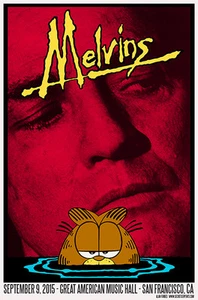 MELVINS San Francisco 2015 poster Alan Forbes S/N VERY LIMITED! - Picture 1 of 1