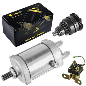 Starter & Drive for Polaris Xpedition 325 325Cc Engine 2000-2002 Relay Solenoid - Picture 1 of 7