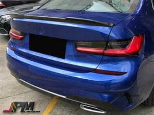 CS TYPE FIT 2019 BMW G20 320i 330i M340i CARBON TRUNK HIGH KICK SPOILER CF - Picture 1 of 6