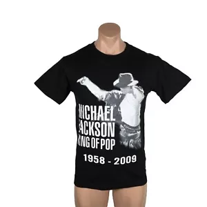 Camiseta De Colección Michael Jackson REY DEL POP Memorial Souvenir Pop Artist Talla S - Imagen 1 de 9
