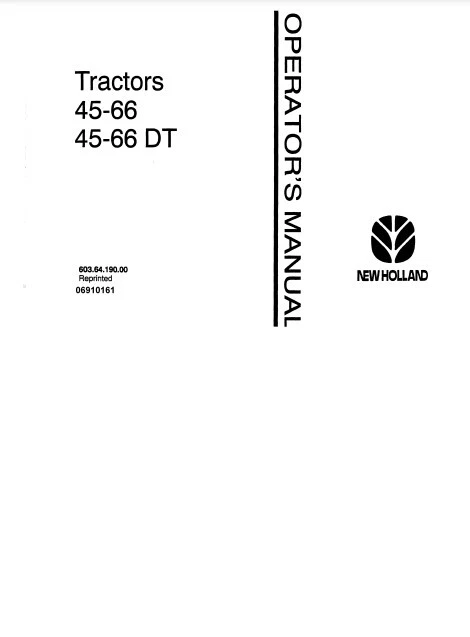 FIATAGRI 45-66 - Operation's Manual - Immagine 1 di 1