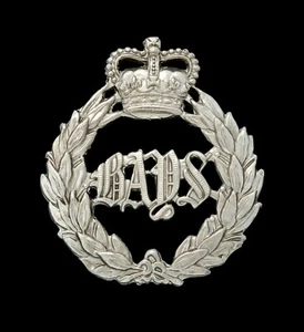 Queen’s Crown Queen’s Bays 2nd Dragoons Guards Gorra Insignia Sello Plata - Imagen 1 de 1