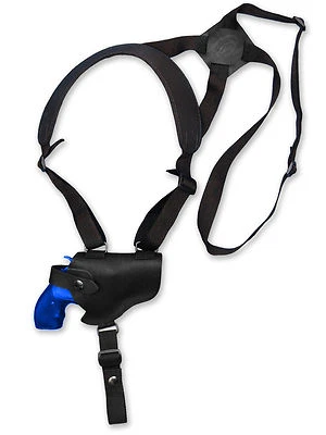 NEW Barsony Black Leather Horizontal Shoulder Holster Charter Arms 2" Snub Nose - Image 1 of 4