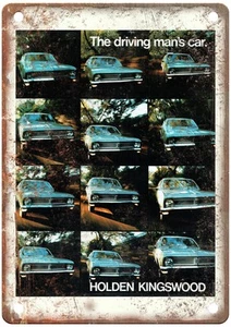 1970 Holden HG Kingswood Vintage Auto Ad Retro Look Metal Sign AN3374 - Picture 1 of 2