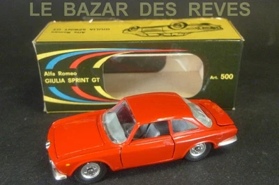 POLITOYS.  ALFA ROMEO GIULIA SPRINT.   REF: 500. + Boite. - Photo 1/4