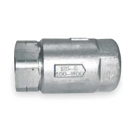 Válvula de retención de resorte de cono de bola de acero inoxidable Fnpt Apollo Valves 6210101 1/4" Foto 1 de 1