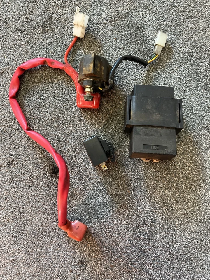 Sym Wolf Sb125n Cdi / Ecu, Flasher Relay, Starter Solenoid Used  - Image 1 of 1