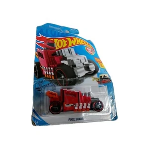 Hot Wheels Pixel Shaker #1/5 HW Ride-Ons – Sealed, Card Bent - Picture 1 of 9