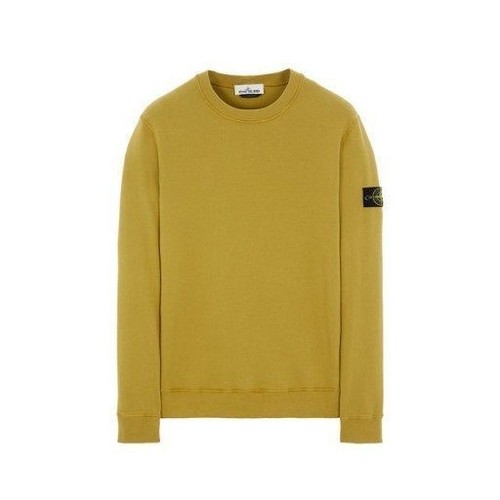 Stone Island Stemma Felpa Uomo Senape 751563020 V0098 117057518