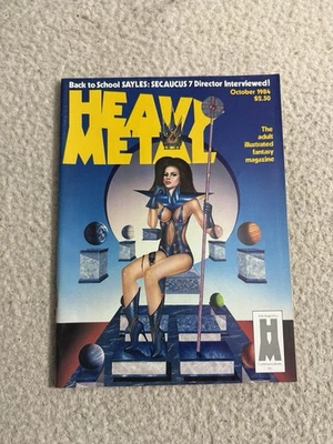 Vintage Heavy Metal Magazine #91 October 1984 - Image 1 of 2