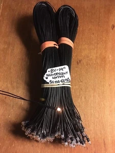 (1) 8V-50mA-60mA WIRES/SX-980-SX-1080-SX-1280-SX-820 /Pioneer SPEC 2 & 4/ LAMPS - Picture 1 of 2