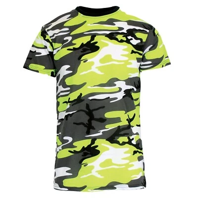 Men's Short Sleeve Camouflage Crew Neck Printed Tee ( S-2XL ) NEW Free Shipping - Image 1 of 2