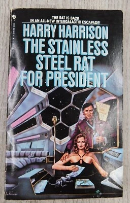 Harry Harrison The Stainless Steel Rat for President 1982 Vintage Paperback - Image 1 of 4