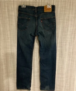 Levis 505 Jeans Mens Size 30 X 32 Straight Leg Mid Rise Medium Wash Denim Pants - Picture 1 of 15