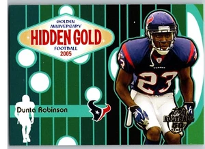 2008 Topps Football Hidden Gold HG8 Dunta Robinson Houston Texans - Picture 1 of 2