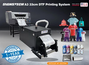 33cm 13" DTF Printer+Powder Shaker Kit A3 T-shirt Printing Textile Fabric +Bonus - Picture 1 of 6