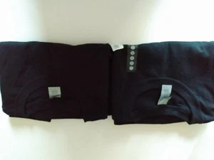 (2 Pack) GILDAN Short Sleeve BLACK T Shirts Plain T Shirts Tee  NEW SIZE LARGE - Picture 1 of 3