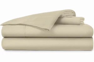 My Dreams Egyptian Giza Sheet Set with Pillow, 4-PCs - 19" Deep Pockets 1000-TC - Picture 1 of 46