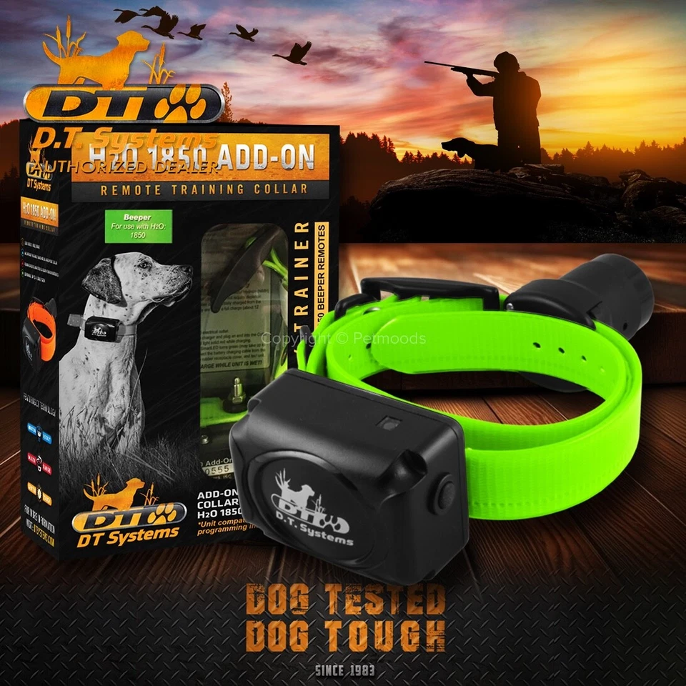 DT Systems H2o 1850 Plus 1852 Add-on Replacement Beeper Collar Green