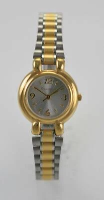 Graphite Orologio Donna Bianco Acciaio Argento Oro Batteria Impermeabile Quarzo - Immagine 1 di 3