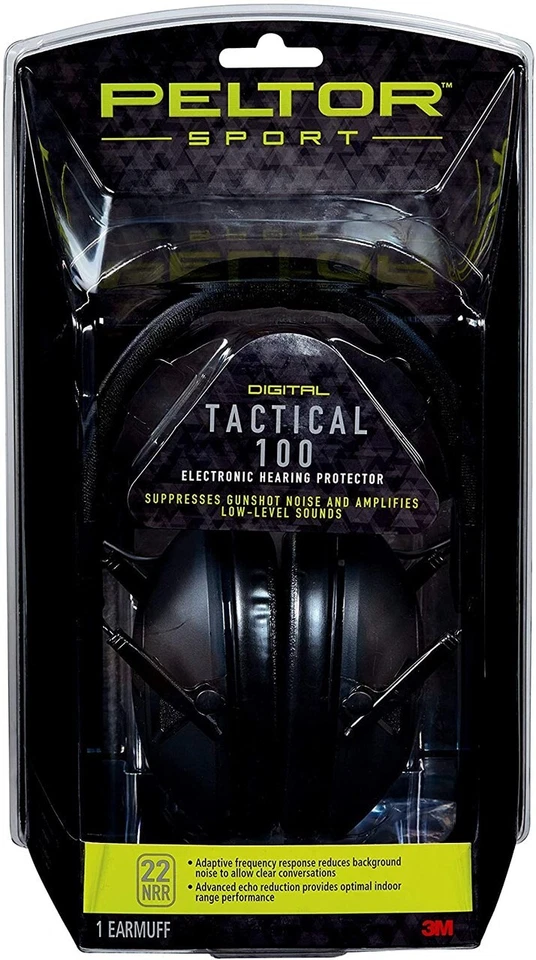 3M Peltor TAC100-OTH Sport Tactical 100 Electronic Hearing Protector - Imagem 1 de 4