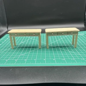 Greenbrier International Doll House Wood Furniture 1:12 Tables - Picture 1 of 8