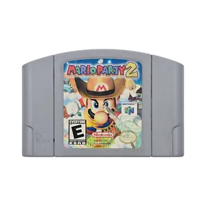 Mario Party 2 (Nintendo N64, 2000) Authentic Cartridge Only Tested Working - Picture 1 of 4