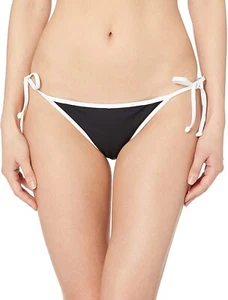 Volcom 240243 Womens Hipster Bikini Bottom Swimwear Black/White Size Medium - Picture 1 of 3