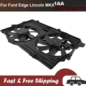 621-392 Dual Radiator Cooling Fan Assembly Fits Ford Edge Lincoln MKX 7T4Z8C607A - Picture 1 of 7
