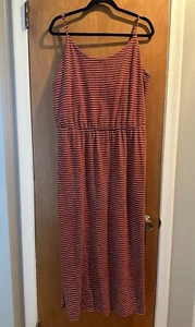 Old Navy Striped Midi Dress Size XL Tall - Picture 1 of 4