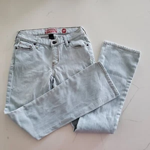 New York & Co Low Rise Women's Blue Light Wash 2 Bootcut Jeans EUC - Picture 1 of 4
