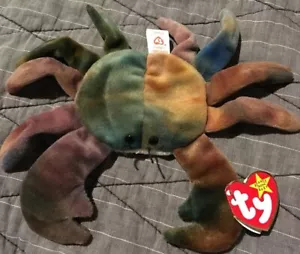 NEU Beanie Babies Claude the Crab ERRORS 1996 Ty Baby RARE ORIGINAL OWNER - Bild 1 von 6